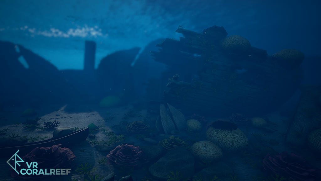 The Coral Reef at night.