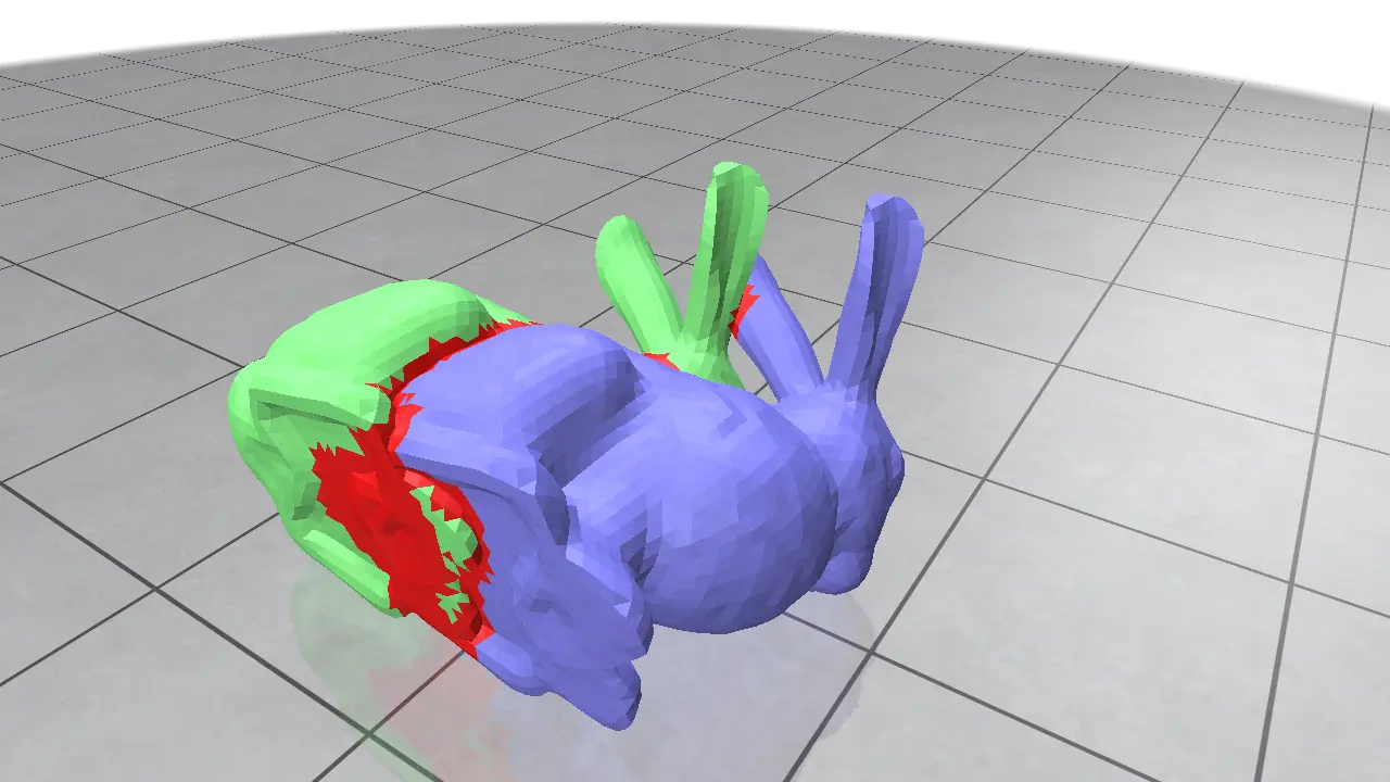 Two Bunnies Intersecting